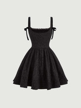 MOD Solid Knot Detail Jacquard Cami Dress